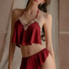 Amelia- 2pc satin silk